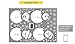 TOTOMO Christmas Window Decal Stickers Four White Snowbabies Decoration