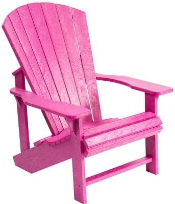 Amazon Com Fuchsia Polywood Adirondack Chair Plastic Chair Pink Garden Outdoor