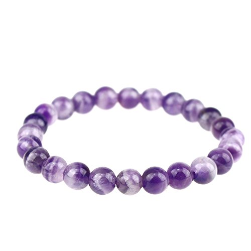Clearain Beautiful Energy Power Crystal 8mm Chakra Beads Reiki Healing Elastic Stretch Bracelet