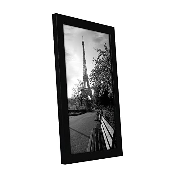 Americanflat Picture Frame in Black with Shatter Resistant Glass Horizontal and Vertical