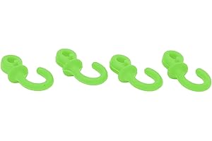 PENRUX Monkey Tail String Stabilizer, Wear Resistant Shock Absorption Bow String Silencers Convenient Noise Reduction for Composite Pulley Bow (Green)