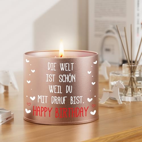 PRSTENLY Birthday Gift for Women, Metal Candle Gifts for Birthday for Wife, Girlfriend, Mum, Sister, Daughter, Best Friend