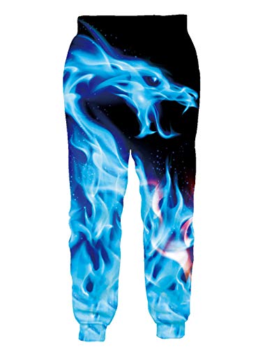 RAISEVERN Men Women Jogger Pants Funny 