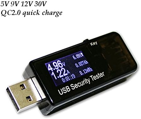 SEEBOY JUWEI J7-T DC3V-30V 5V/9V/12V/20V/30V QC2/3.0 Quick Charge Multi Function USB Security Monitor Voltage And Current Detection Table Capacity Tester