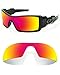 Littlebird4 Replacement Sunglasses Lenses Compatible with Oakley Oil Rig II, Polarized with UV Protection-Orange