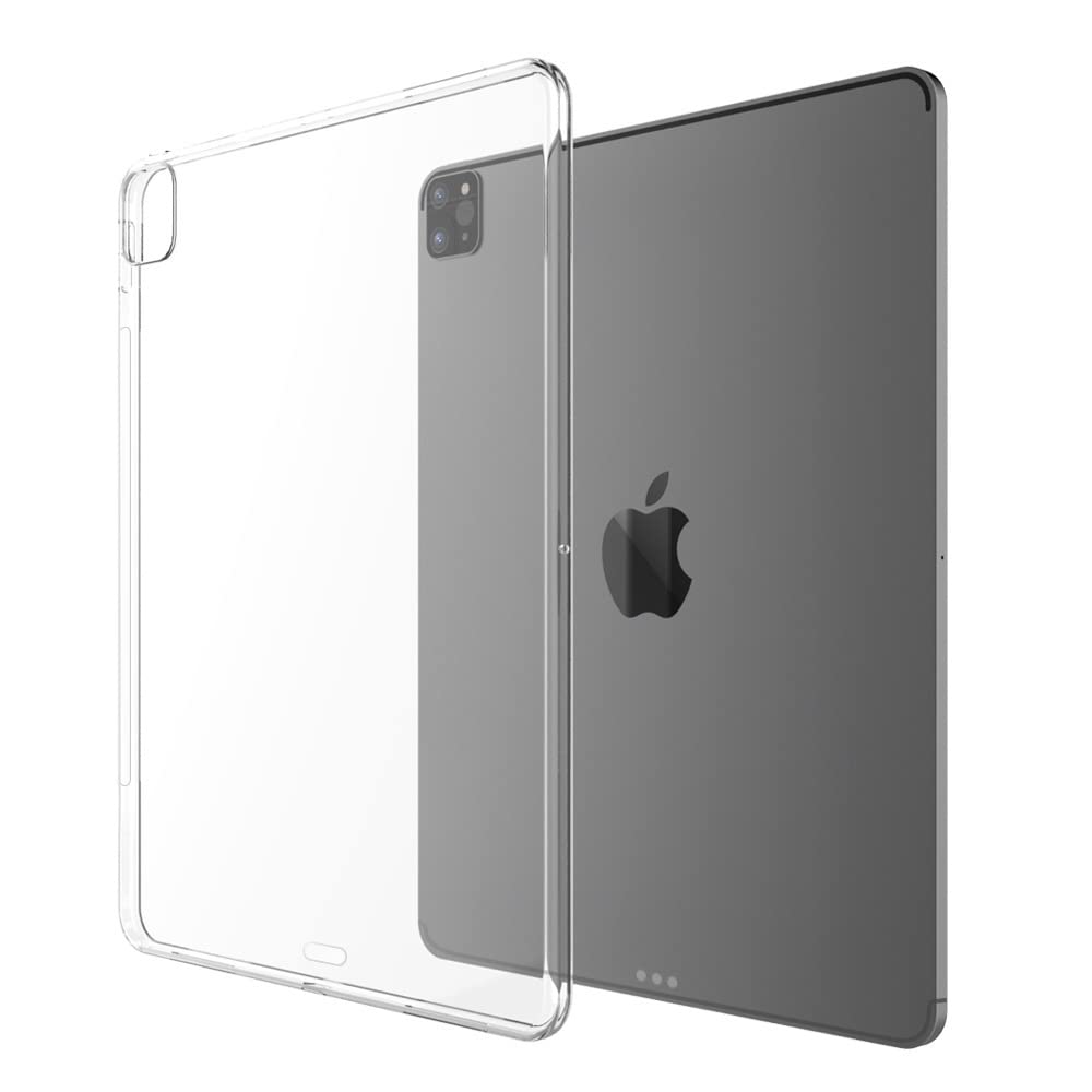Asgens iPad Pro 11’’ Clear Case, Support Apple Pencil Charging Slim Lightweight Soft TPU Silicone Protective Cover for iPad Models A2377 / A2459 / A2301 / A2460 — image 1