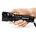 Elite Tactical® Pro 300 Series Tactical Flashlight - Best, Brightest & Most Powerful 1200 Lumen Military Grade Rechargeable LED CREE Searchlight w/ Zoom For Self & Home Defense - Waterproof - Black