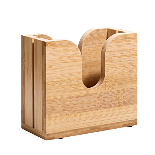 Kamehame Bagel Slicer Holder, Bamboo Bagel Holder for Small and Large Bagels,