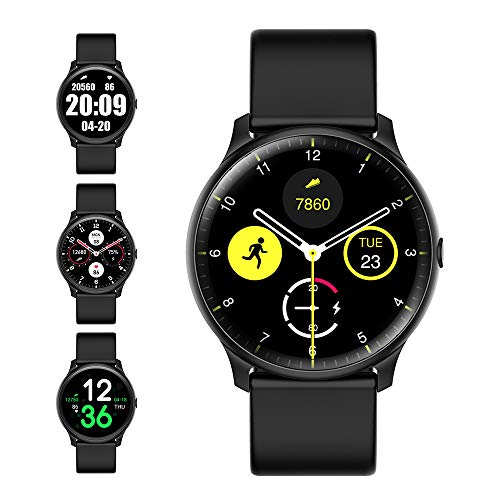 Evershop Smart Watch with Compass Heart Rate Monitor for Men Women, IP68 Waterproof Fitness Tracker with Sleep Tracker Pedometer Compatible for Android Phones&iPhone