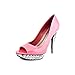 Rachel Roy Keiraah Open Toe Platform Pump Heels - Pink
