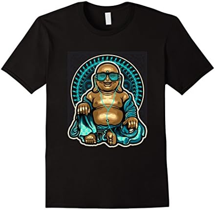 Men's Cool Buddha T Shirt 2XL Black