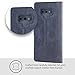 Snakehive Vintage Wallet for Samsung Galaxy Note 9 || Real Leather Wallet Phone Case || Genuine Leather with Viewing Stand & 3 Card Holder || Flip Folio Cover with Card Slot (Navy)