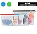 Silicone Bags Reusable, Silicone Food Storage Bag | BPA Free, Heat-Proof& Leak-Proof: 3 Medium + 2 Large Silicone Reusable Food Bag | Reusable Silicone Food Bag, Silicone Bags, Silicone Ziploc Bags