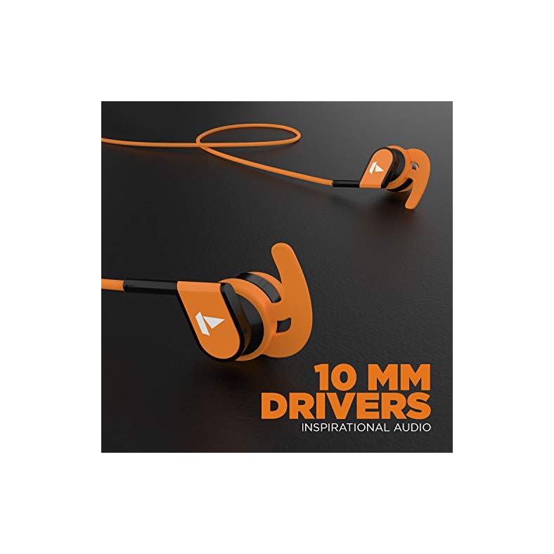 boAt Bassheads 242 in Ear Wired Earphones with Mic(Orange) My Gadget Bay