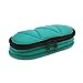 5-Bottle Purse-size Essential Oil Carrying Case - Teal with Coral interior