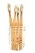 Love My Teeth Bamboo Toothbrushes (Family 4-Pack) Ergonomic, Angled Bristles | Gentle on Teeth & Gums | Fights Plaque Buildup, Gingivitis | Promotes Oral Health