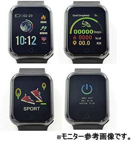 スマートウォッチ Smart R ブラック Ny07 Bk スマートウォッチ パソコン 周辺機器 Amazon