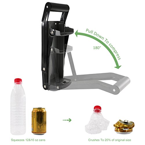 Plastic Bottle Crusher for Recycling Cans Soda Beer Recycling, Eco