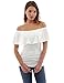 PattyBoutik Women Flutter Off Shoulder Blouse