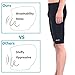 Aegend Men's Durable Solid Swim Jammers Soft Comfortable Fit SwimSuit Quick Dry Swimwear with Inner Elastic Waist Band, Black, 5 Sizes