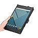 MoKo Google Nexus 9 Case - Slim-Fit Multi-angle Folio Cover Case for Google Nexus 9 8.9 inch Volantis Flounder Android 5.0 Lollipop tablet by HTC, BLACK (With Smart Cover Auto Wake / Sleep Feature)