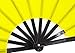 Amajiji Large Folding Fan, Chinease/Japanese Folding Nylon-Cloth Hand Fan, Women Hand Folding Fans Hand Fan Gift Fan Craft Fan Folding Fan Dance Fan