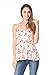 Bearsland Women's Maternity Nursing Tank Tops Sleeveless Breastfeeding Clothes, Large, Orange