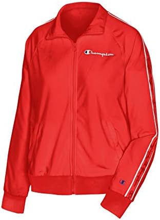champion windbreaker red