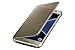 Samsung Galaxy S7 Case S-View Clear Flip Cover - Gold