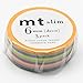 MT Washi Masking Tape, Slim, DECO B, 6mm x 10m x 3 (MTSLIM17)