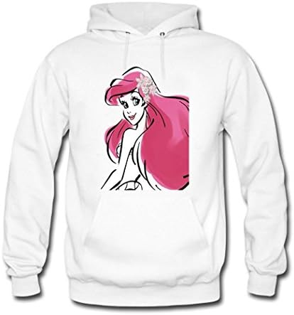 Little mermaid Custom Women's Hoody Hoodie Hooded Sweatshirt by Hkhoodies (White)