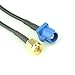 RF design RF Pigtail Cable Blue Fakra C Male to SMA Male Connector RG174 6'' for GPS Antenna