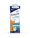 Ensure Clear Apple Flavor Oral Supplement 8 oz Recloseable Tetra Carton Lot of 6
