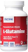Jarrow Formulations Jarrow L-glutamine , Supports Muscle Tissue & Immune Function, 1000 mg, 100 Easy-Solv Tabs