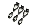 3x Black Glove Grabber Clip Holder Guard Work Safety Clip Glove Keeper