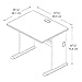 Bush Business Furniture Series A 36W Small Desk in Hansen Cherry and Galaxy, Compact Computer Table for Home or Professional Office