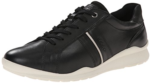 Ecco footwear womens mobile iii casual sneaker flat, black, 40 eu…