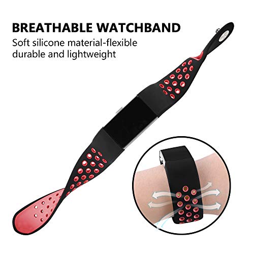 image for iGK Silicone Replacement Bands Compatible for Fitbit Charge 2, Adjusta