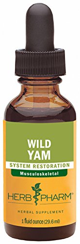 Herb Pharm Certified Organic Wild Yam Extract For Musculoskeletal System Support - 1 Ounce