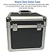 Classic Acts Vinyl Record Album Storage Case – Aluminum Lp Record Player Crates for Records (Holds 75 Records)thumb 4