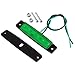 Partsam 5X 12V 6 LED Truck Bus Boat Car Trailer Side Marker Parking Light Lamp Green, 3.8