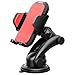 Mpow Car Mount Holder, Universal Dashboard Car Phone Mount Holder/w One-Touch Design&Washable Strong Sticky Gel Pad for iPhone X/8/8Plus7/7P/6s/6P/5S, Galaxy S5/S6/S7/S8, Google, LG, Huawei and etc
