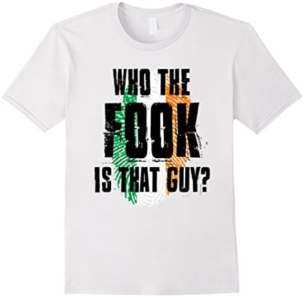 Men's Who the fook is that guy t-shirt Large White