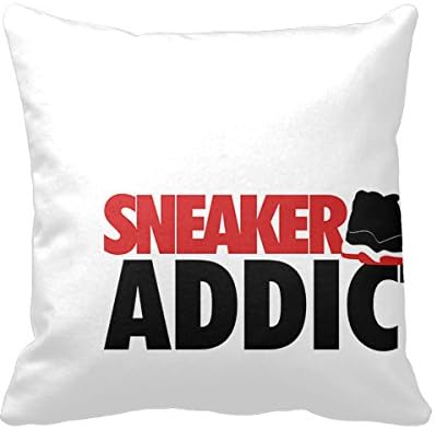 Succinct Sneaker Addict J11 Breds Square Pillow Covers Decorative Pillows 18 X 18