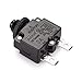 DIYhz 3Amp Circuit Breakers Thermal Overload Switch Protector 88 Series Manual Push Button Reset with Quick Connect Terminals and Waterproof Button Cap 32VDC or 125/250VAC 4PCS