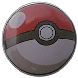 Baubles of Time Men's Original Pokéball Pin Back Button 1.25 Inch Multicoloured