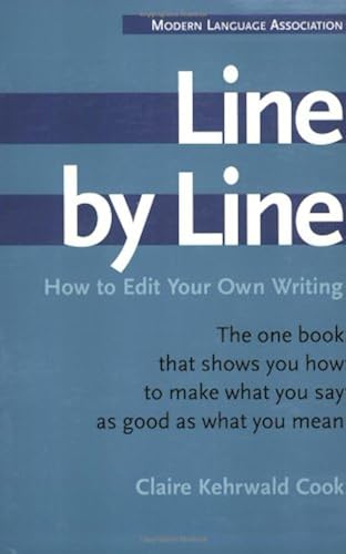 Download Line by Line: How to Edit Your Own Writing PDF