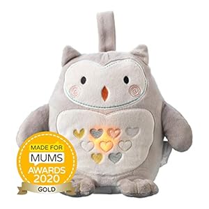 Tommee Tippee Grofriend - Ollie el Búho, Recargable USB, con Sensor de Llanto