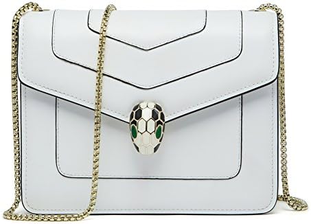 FairyBridal Women Genuine Leather Messenger Handbags,Cover Crossbody Bag 4 Colors By DHL (white2)