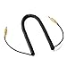 XCSOURCE 1m 3.5mm Audio AUX Cable Jack to Jack Spring Coiled Stereo Auxiliary Wire Cord for Marshall Woburn Wireless BT Speaker TH787
